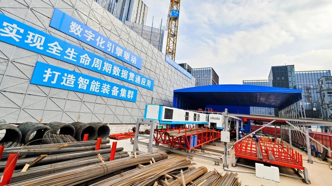 中建三局深圳鵬宸云筑鋼筋柔性加工中心(圖1)