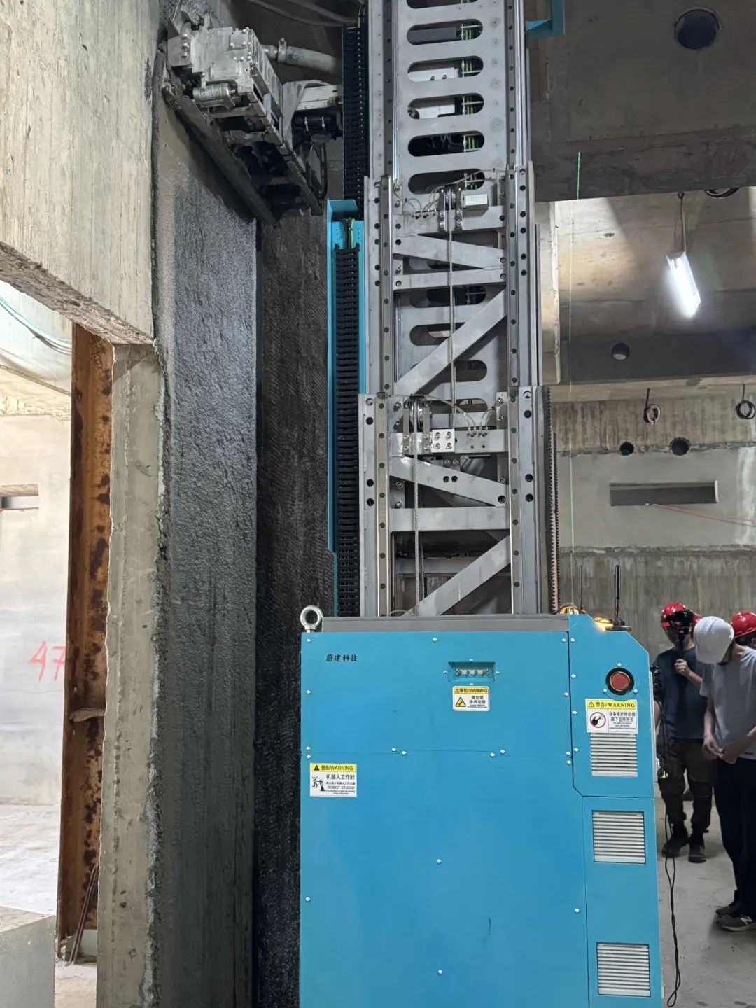 蔚建抹灰機器人驚艷臺灣省建筑界，助力智能建造工程升級(圖3)