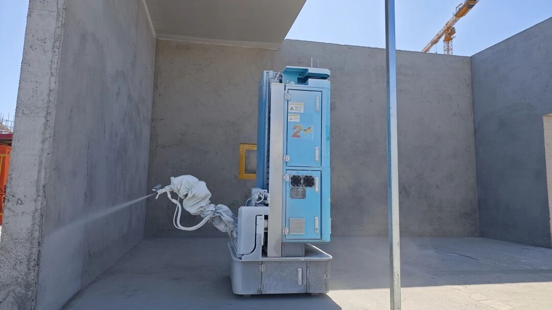 “上海建工杯”建筑機器人實戰應用競賽 蔚建建筑機器人獨攬抹灰、噴涂金獎(圖2)