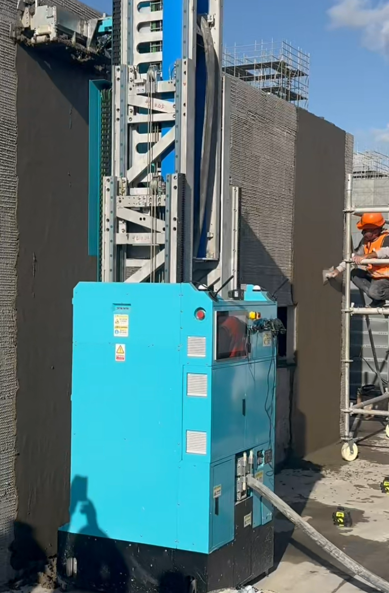 “上海建工杯”建筑機器人實戰應用競賽 蔚建建筑機器人獨攬抹灰、噴涂金獎(圖6)