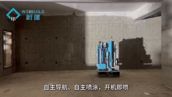 Wei Jian high-wall spray painting robot, empowering intelligent upgrade of large space spray painting(圖6)