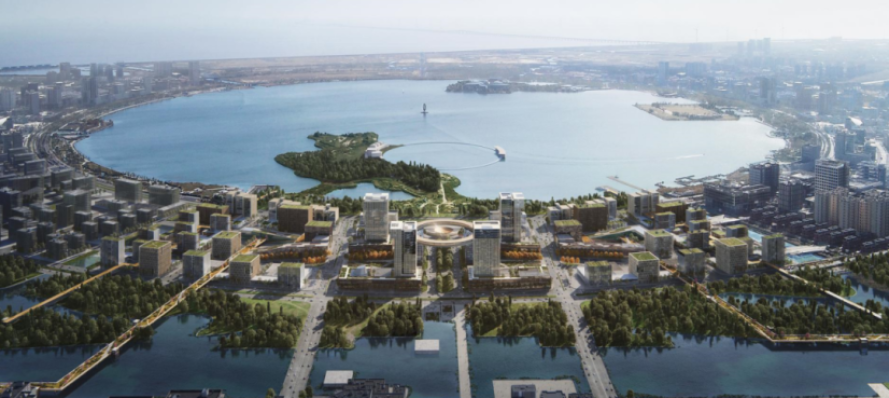 中建八局上海臨港新片區(qū)105社區(qū)東九金融